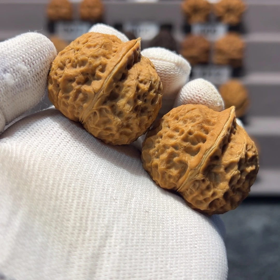 把件文玩核桃39mm粗筋元宝