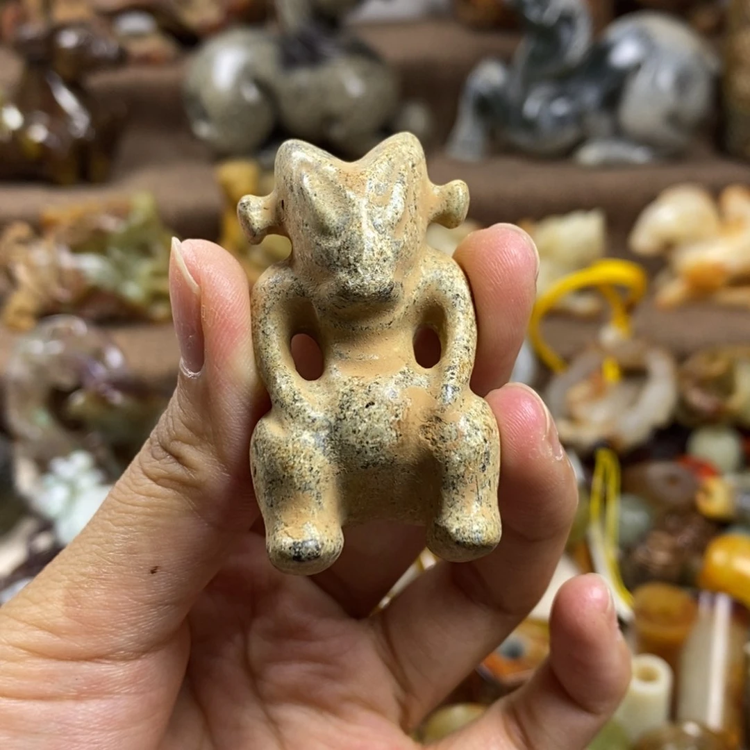 岫岩河磨玉（透闪石质玉）未镶嵌挂件