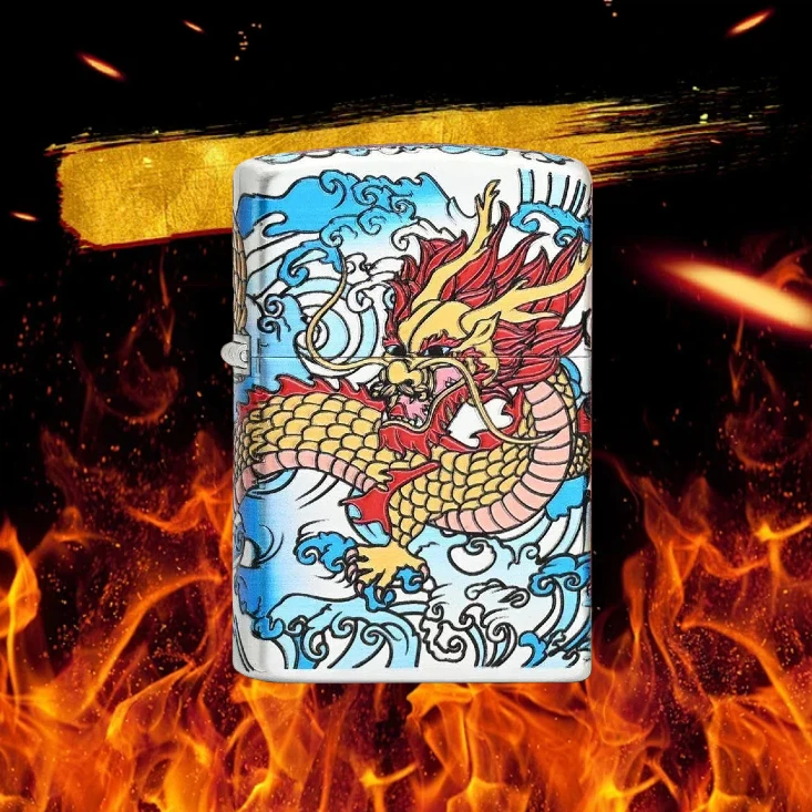 ZORRO 蛟龙出海防风打火机高档男士节日礼物