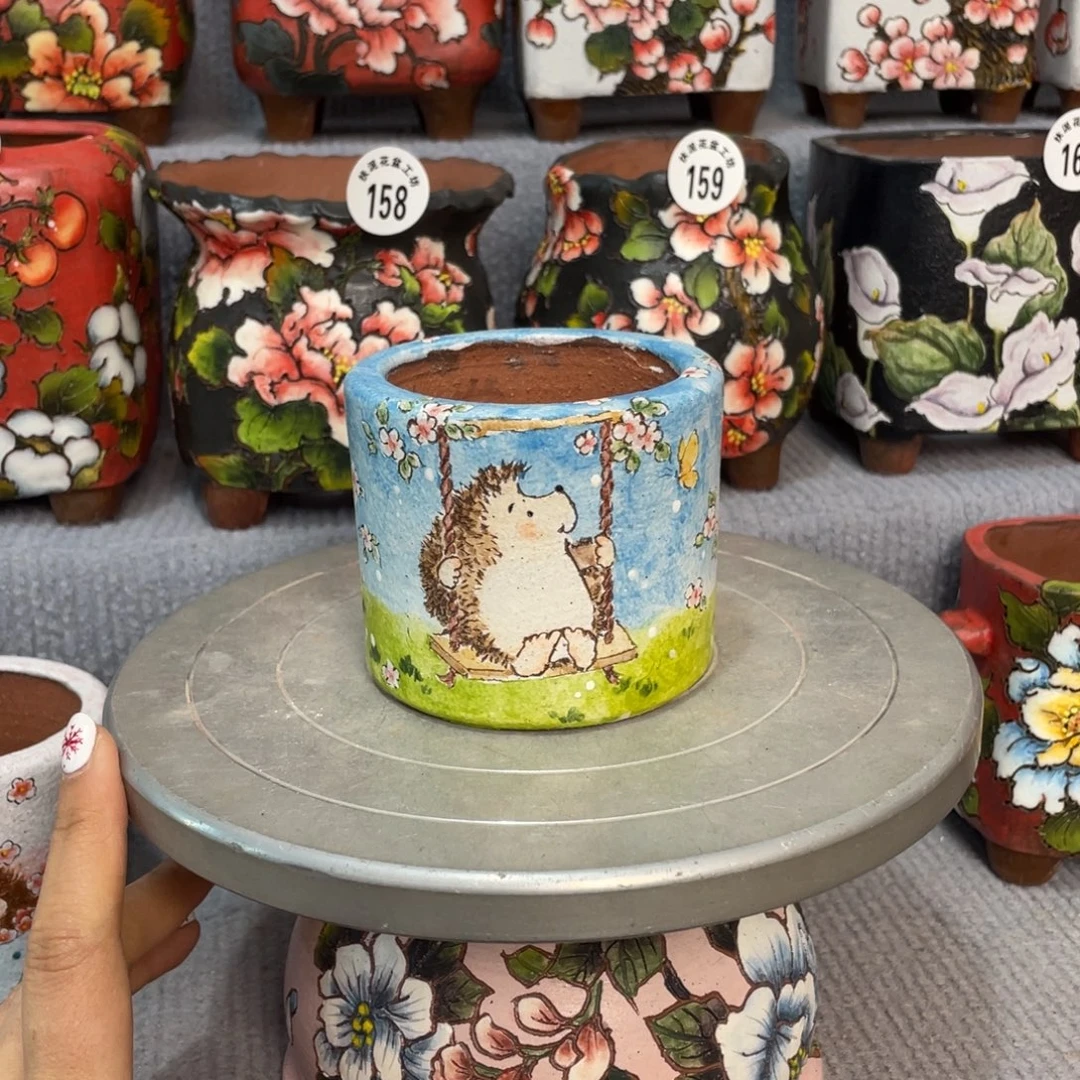 扶泥新品     口6.5高7