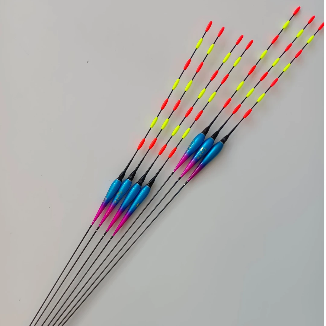 新款无铅漂日夜两用7目9目光纤豆豆尾醒目无铅浮漂