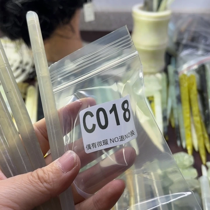 蛇纹石玉发饰合金A****心