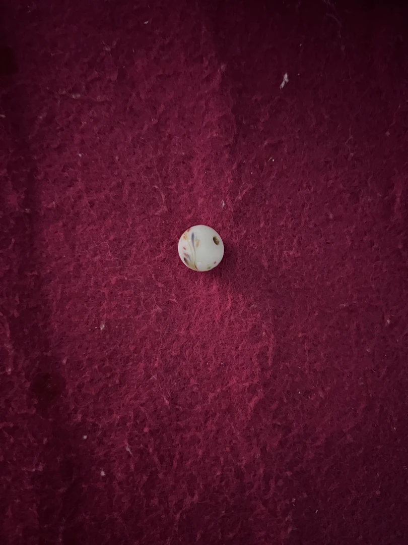 和田白玉珠白玉珠子