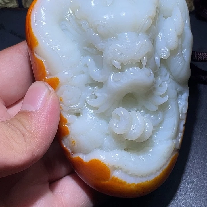 深***渊颈饰未镶嵌和田玉CC