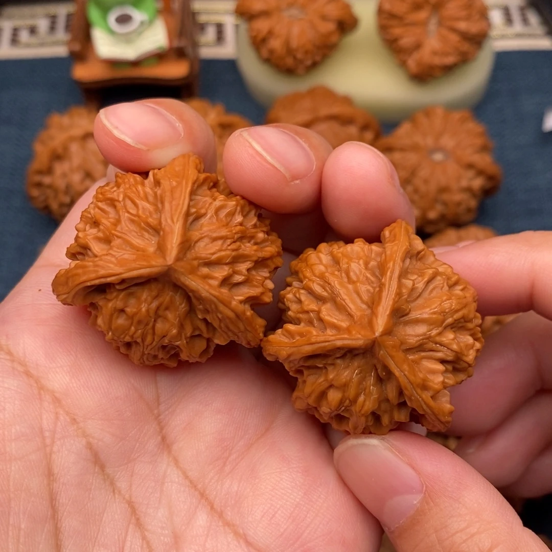 把件文玩核桃38盘山奔全品