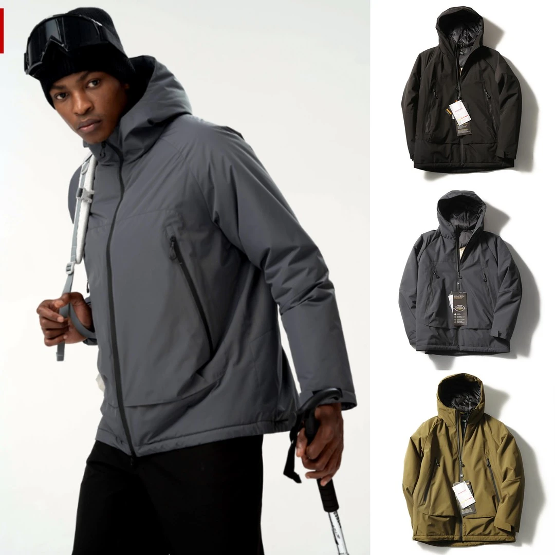 意大利轻奢！石墨烯蓄热！冬户外暖绒冲锋衣式三防棉衣外套男161