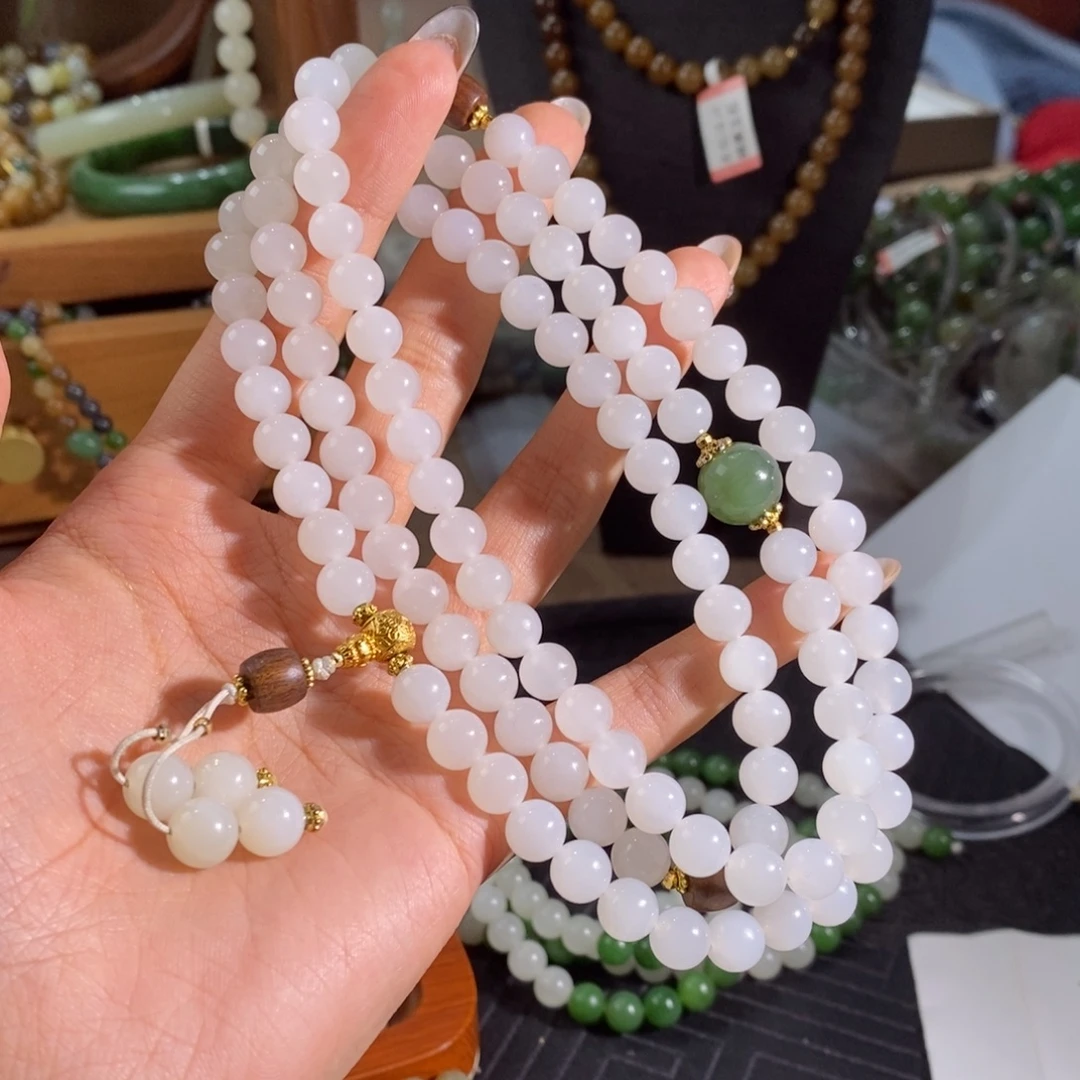 和田玉未镶嵌手链