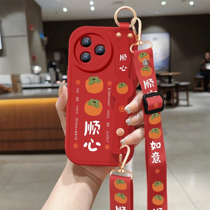 适用小米civi5pro手机壳新款civi5pro事事顺心全包防摔斜挎挂绳女