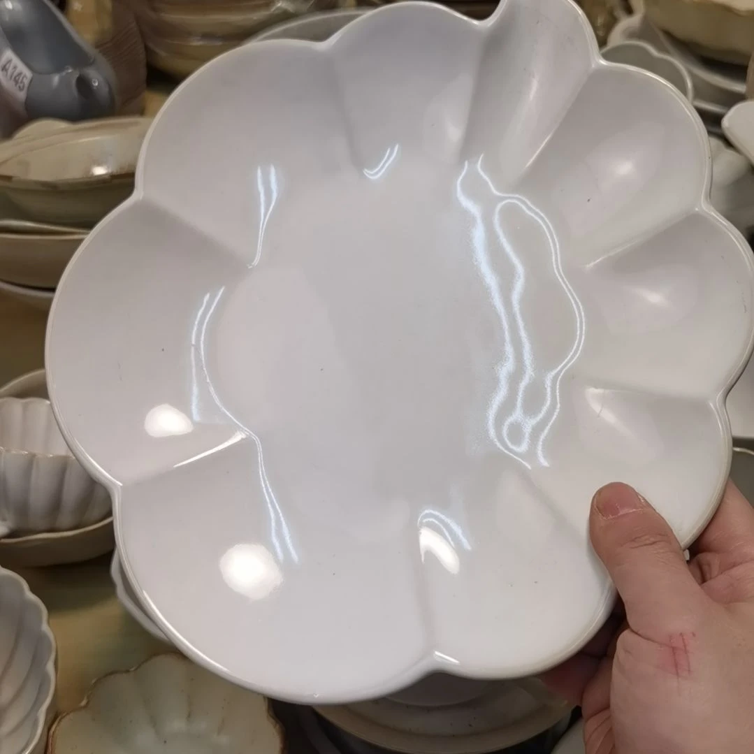 瓷片微瑕初恋十寸大盘两个一组