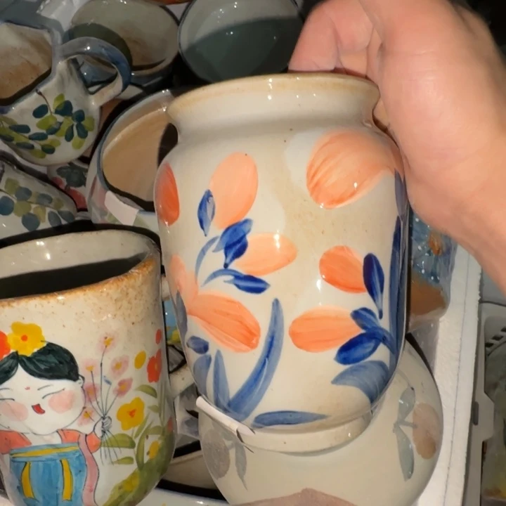 釉下彩手绘（瑕疵慎拍）18