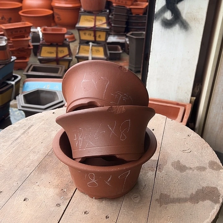 紫砂花盆透气花盆