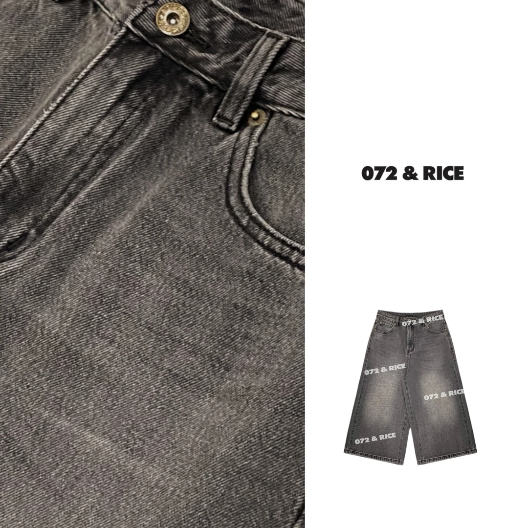 072 & RICE【黑奔驰】莱赛尔+棉 夏季休闲常规七分牛仔裤 FK5806