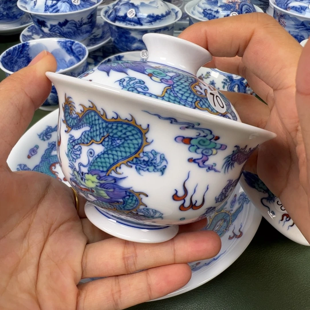 木木景德镇纯手工纯手绘茶具70