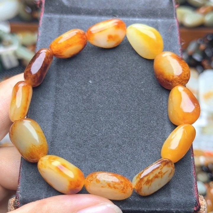 和田玉未镶嵌手链