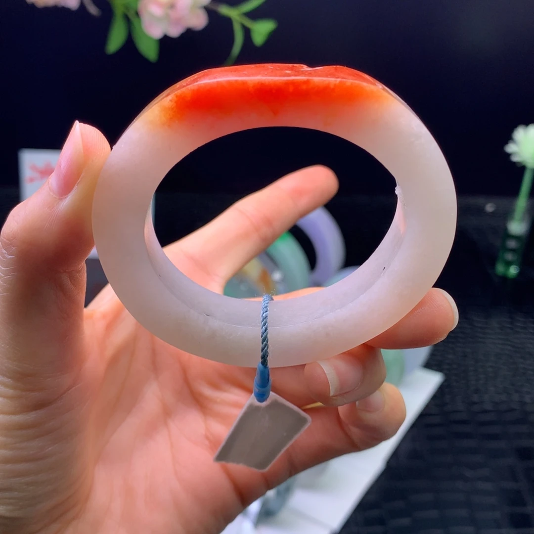 定制翡翠未镶嵌手镯52-59