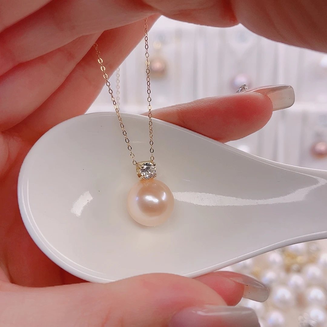 未镶嵌淡水珍珠吊坠(赠链)