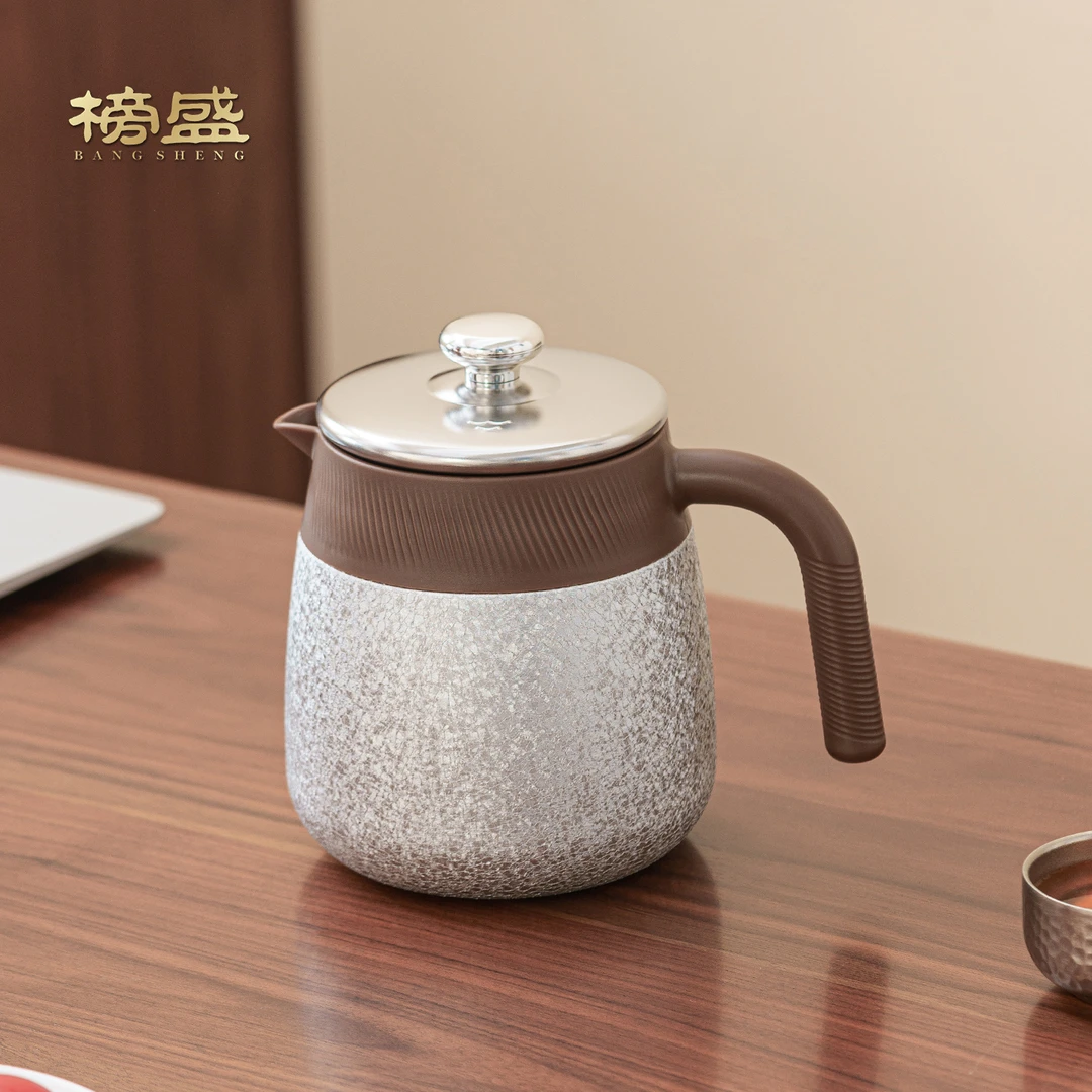 榜盛泡茶壶新款覆钛内胆焖茶壶茶水分离家用泡茶壶功夫茶具套装