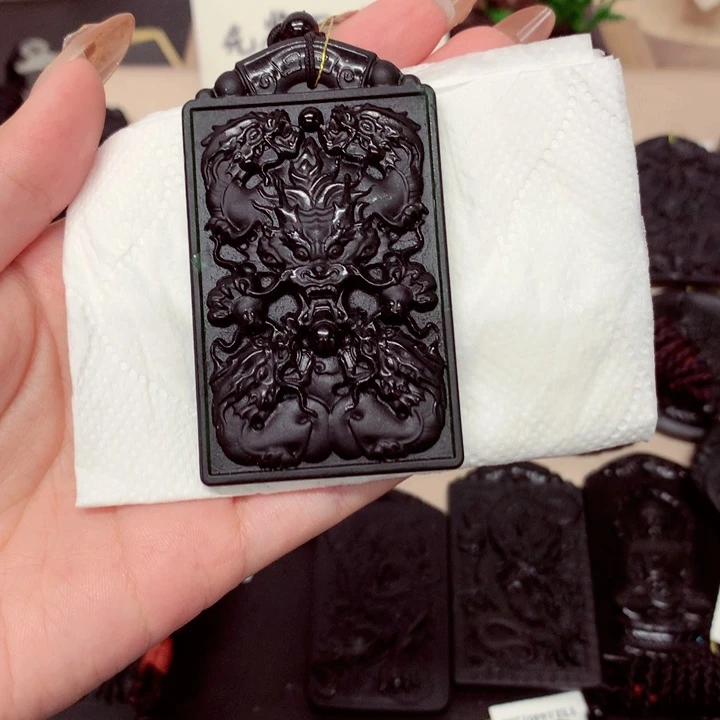 用****3天然a货钢琴黑挂件