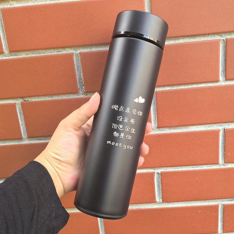 保温杯男女时尚情侣学生文艺ins原宿风水杯森系优雅少女杯子