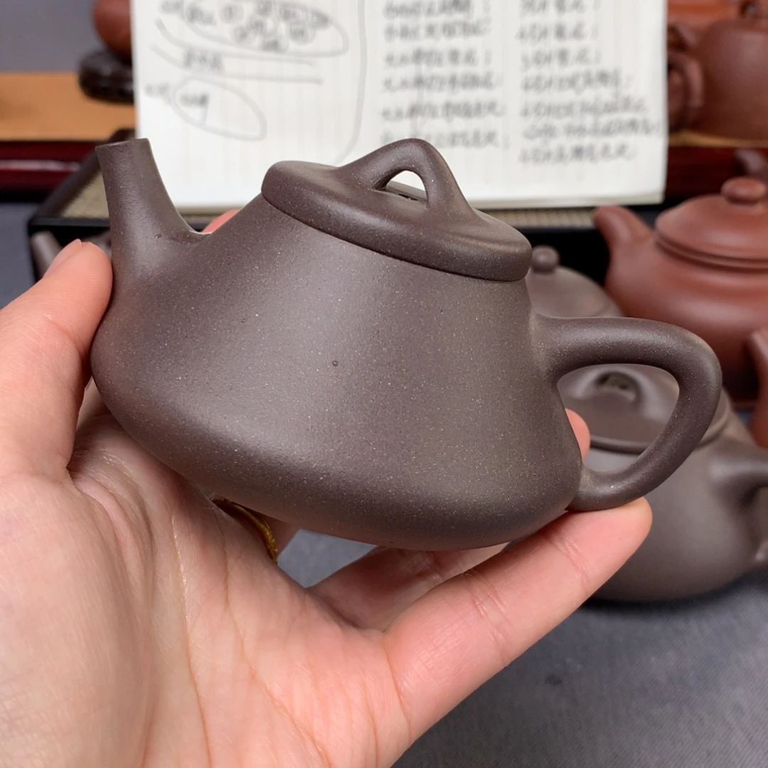 茶壶紫砂大水潭青灰紫泥老块150尺寸