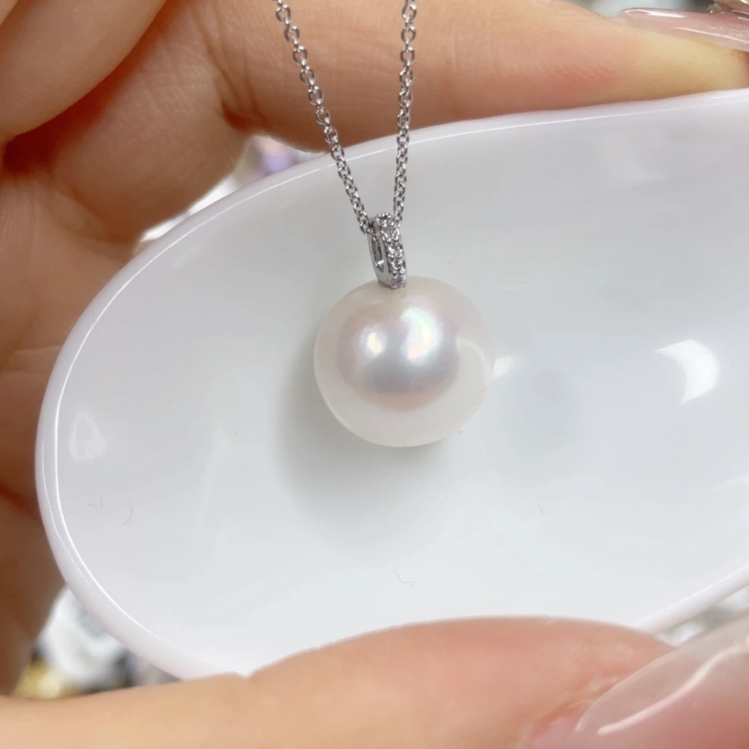 淡水珍珠未镶嵌吊坠(赠链)