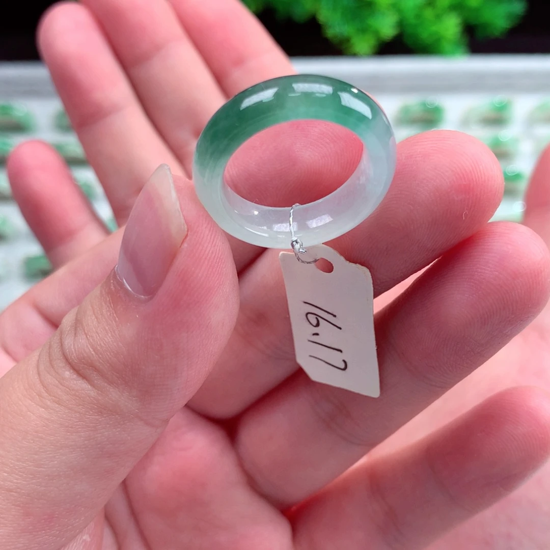 未镶嵌戒指翡翠天然