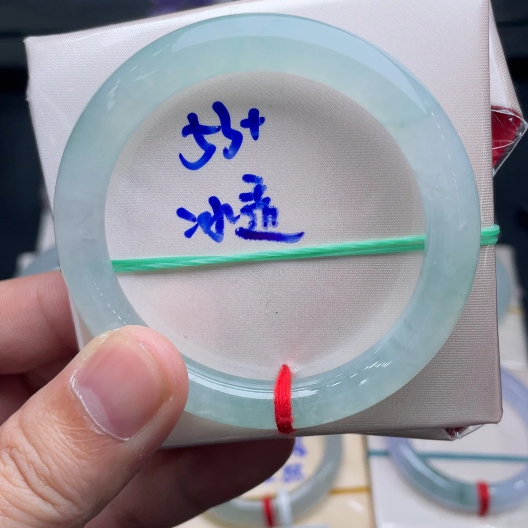 翡翠未镶嵌手镯翡翠手镯58