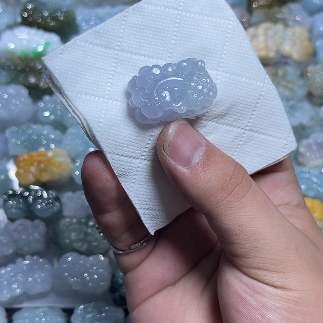 翡翠未镶嵌颈饰天然