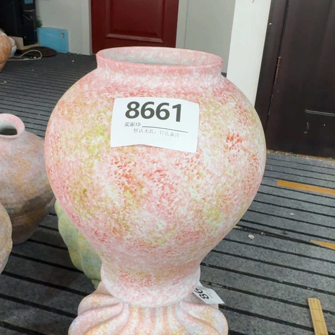 旋****陶摆件景德镇高温花瓶编码8661高31口12默认无孔