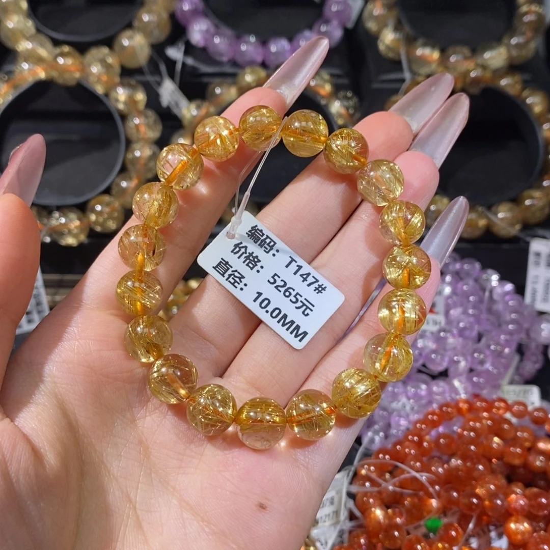 发晶手串未镶嵌T147#10.0mm