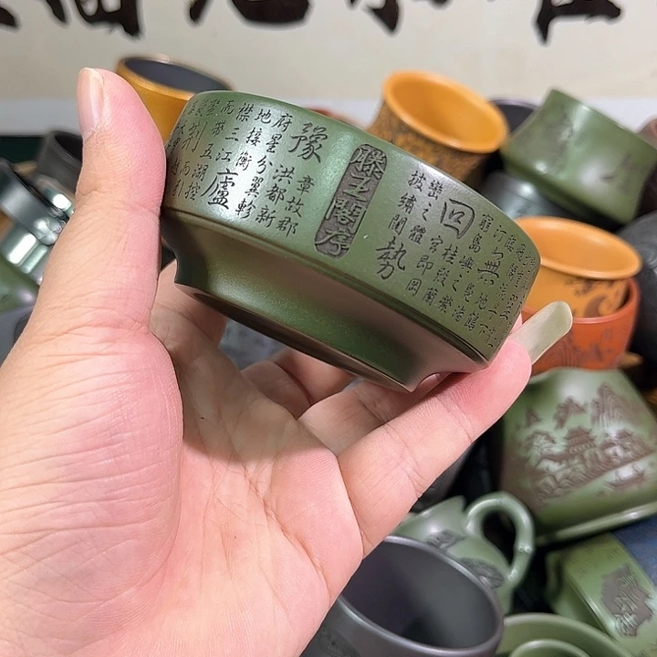 茶杯紫砂全手工紫砂主人杯