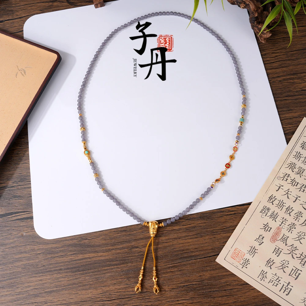 【子丹】烟紫DIY项链（多样性发）X1148-1030