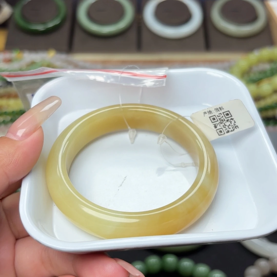 未镶嵌手镯和田玉54.6