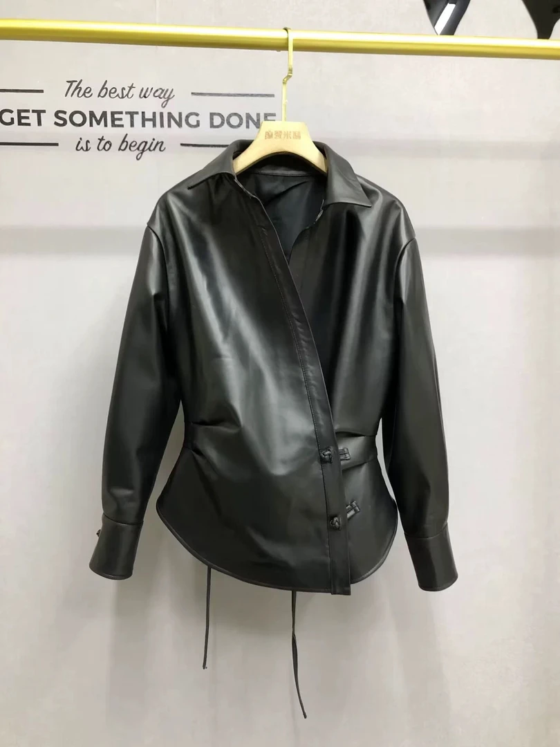 25072真皮绵羊皮外套