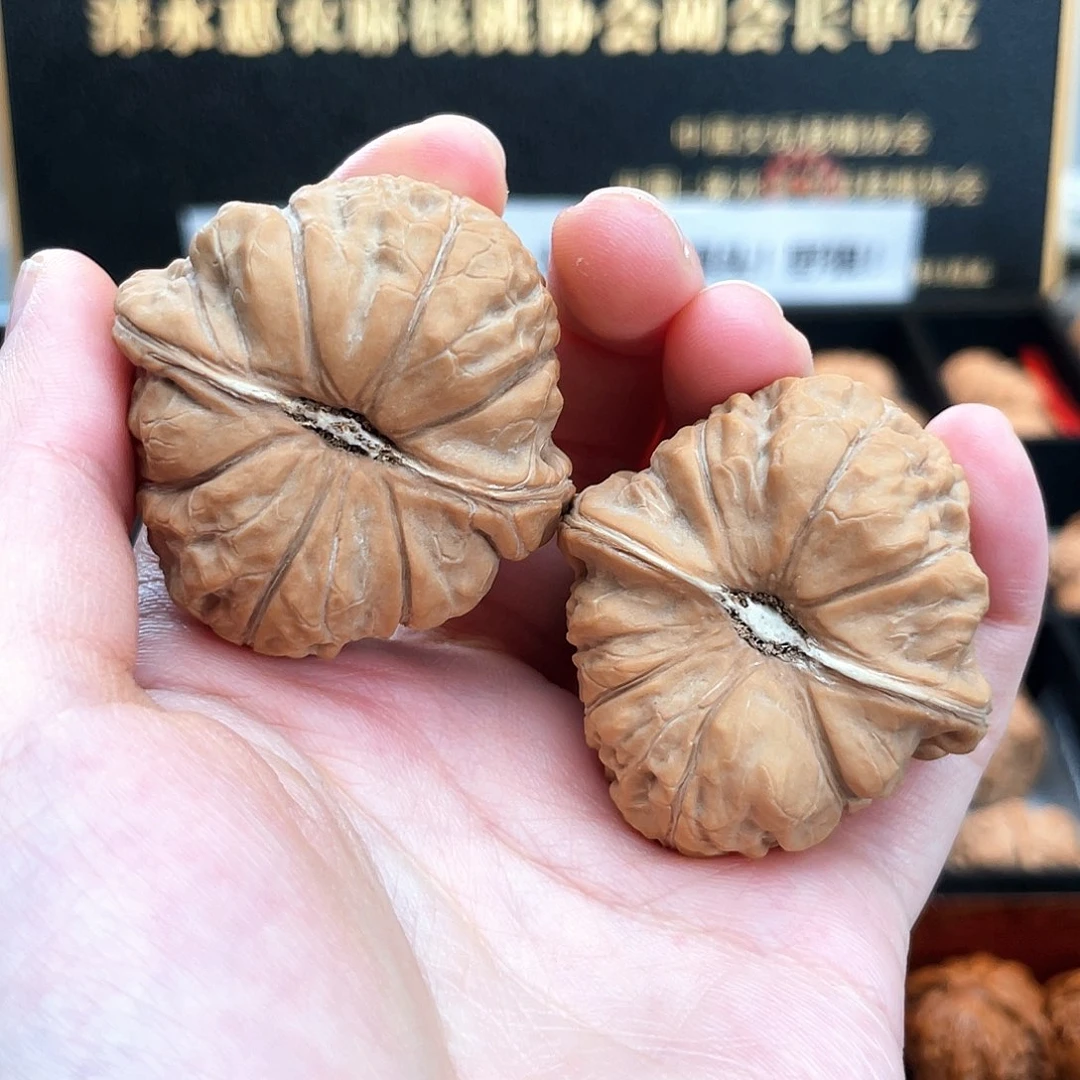 把件文玩核桃天*长长久久中场福利对4222全品红南瓜正肩