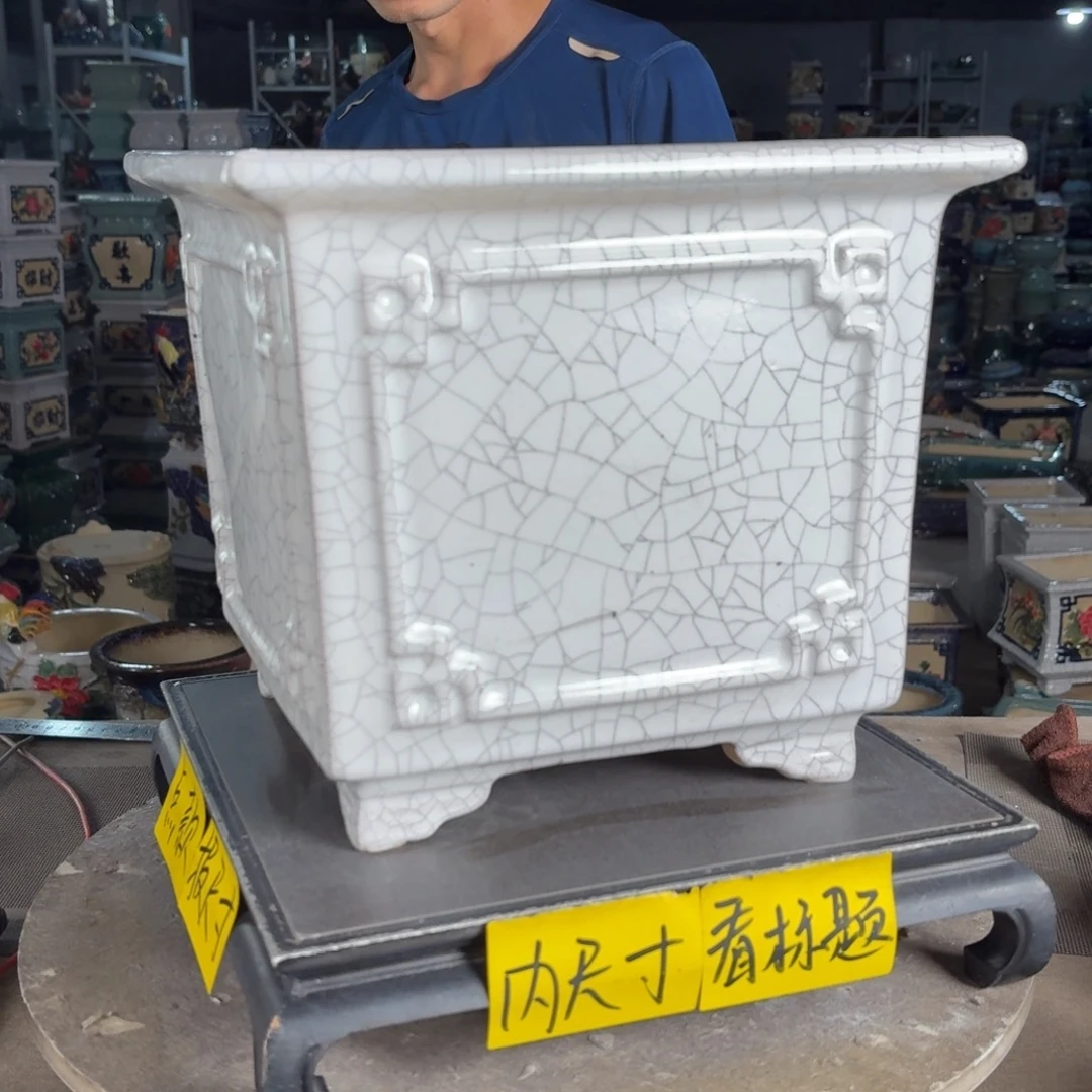 悠***8一风堂石湾花盆 内24*22编号097