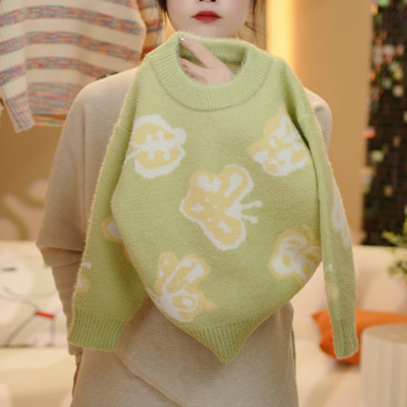 Snoopy/史努比女童毛衣韩版洋气秋冬气质儿童针织衫长袖C