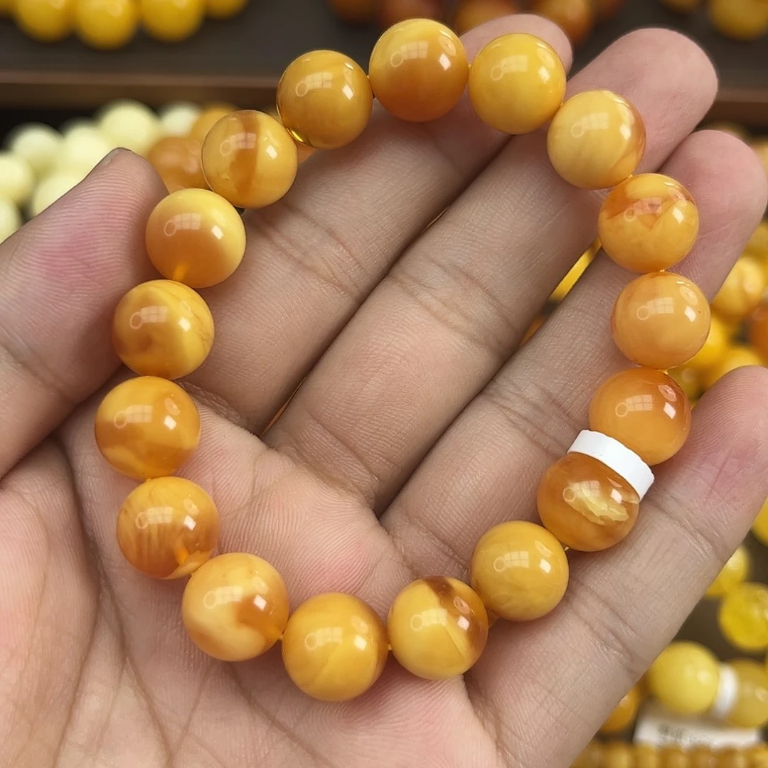 未镶嵌琥珀手串蜜蜡