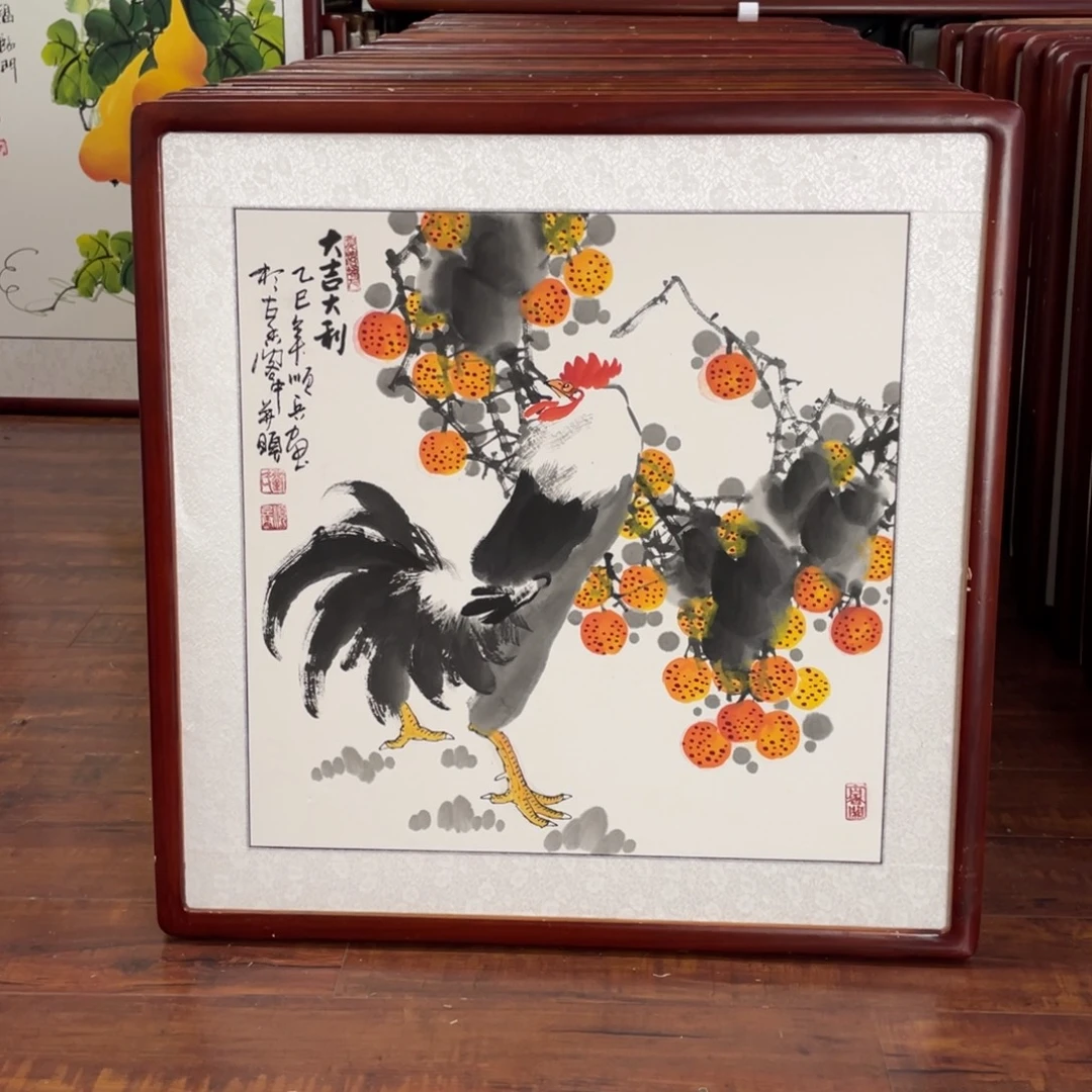 国画带框尺寸63*63厘米