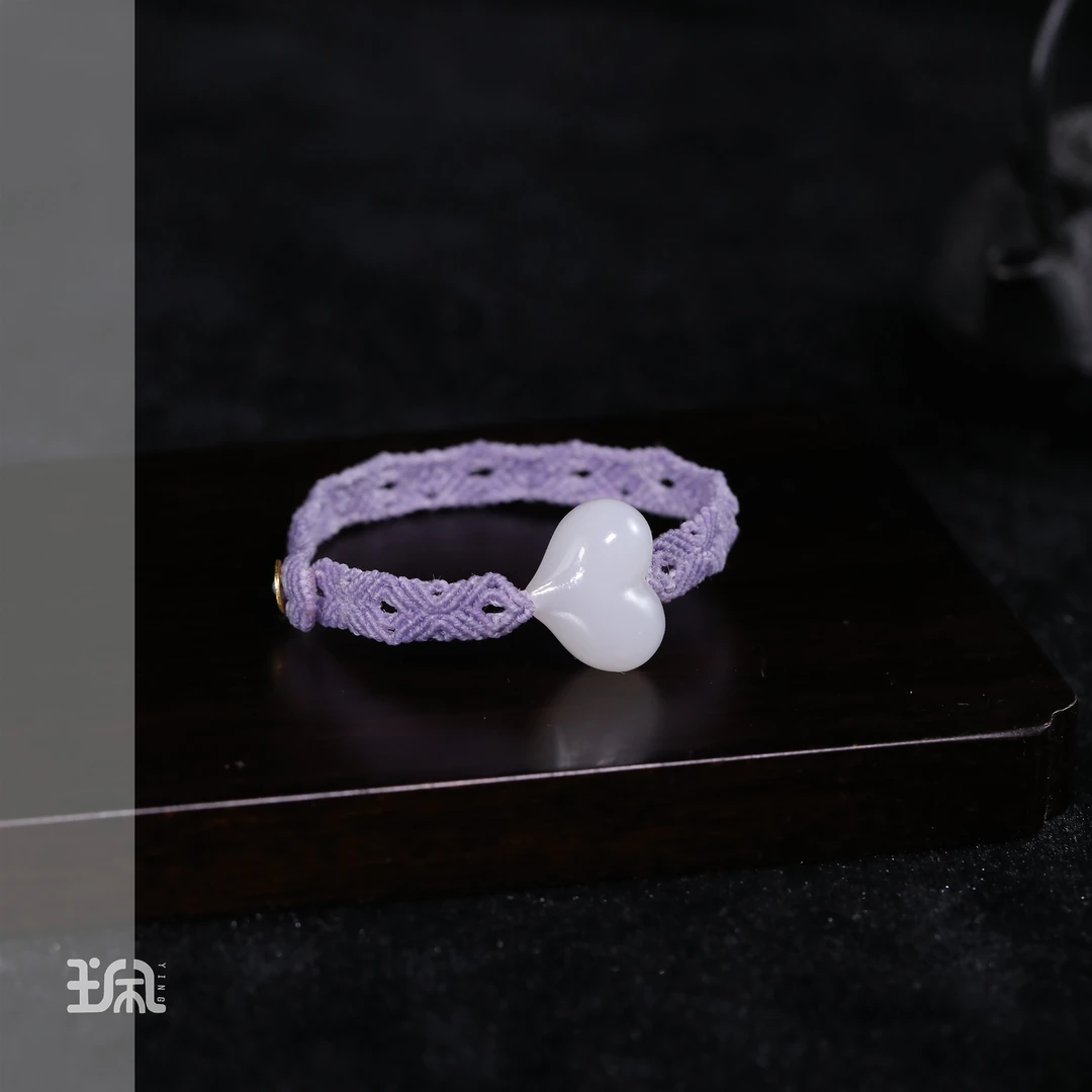 意欢心|和田玉*手绳*18K金镶嵌YNC25051901多样性发其一