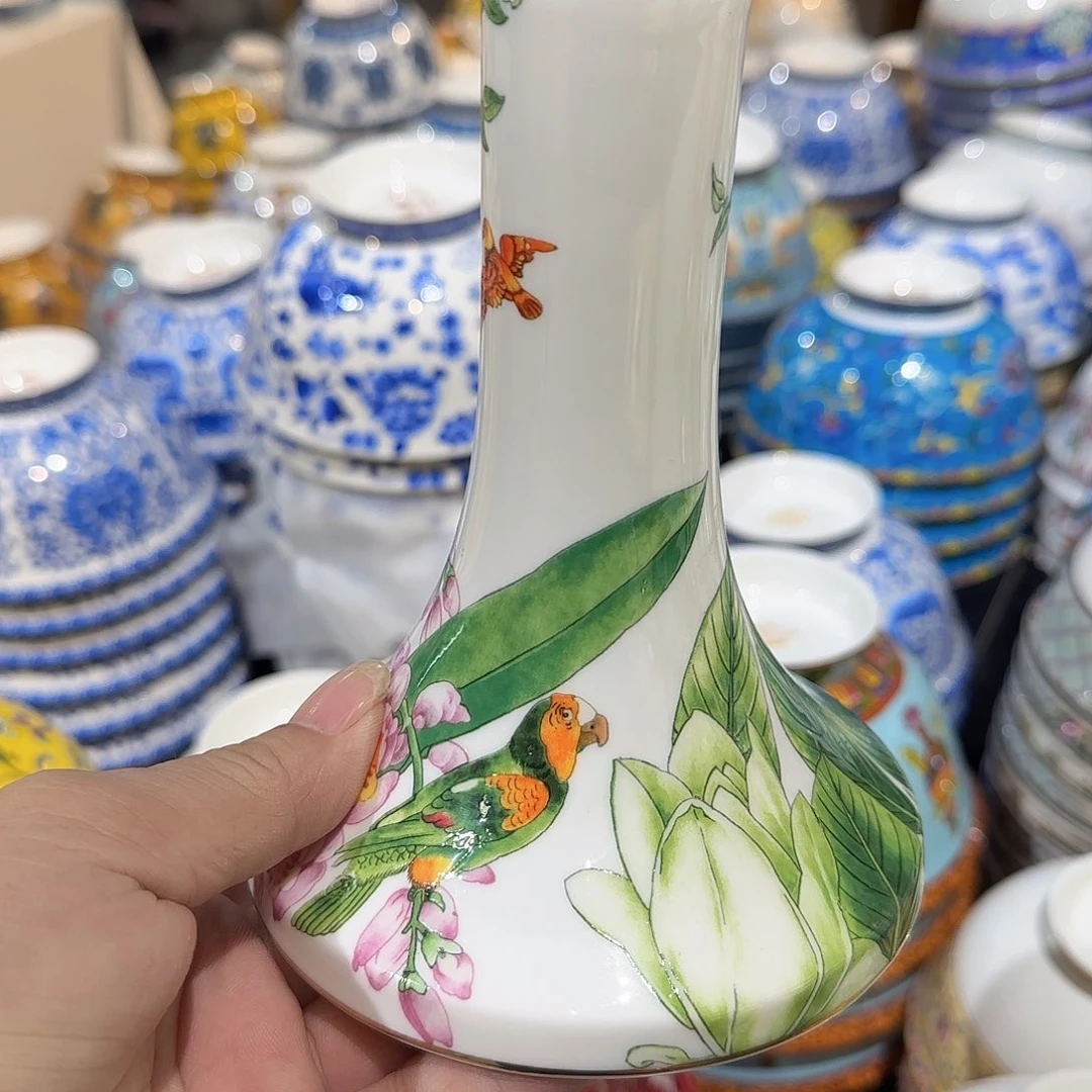 钛合金骨瓷珐琅彩工艺