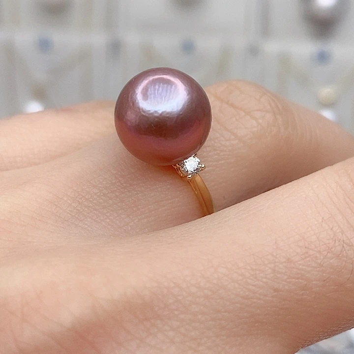 淡水珍珠颈饰银S925镶嵌