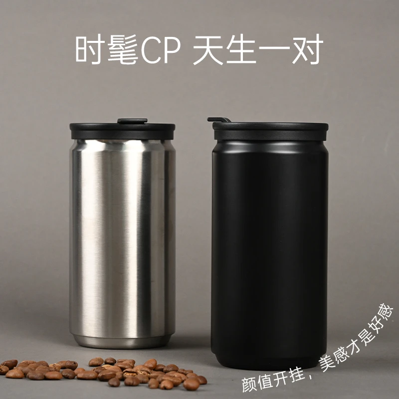 Senator胜奈德德国原装进口保温杯便携咖啡杯送礼双层密封黑银色