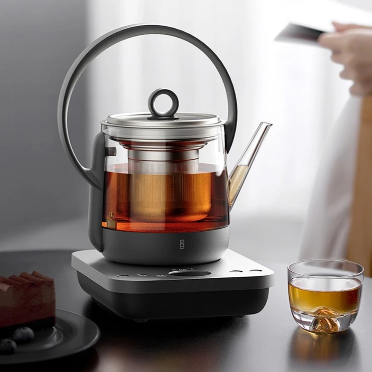 【云人访】静月提梁壶 底部上水一体式煮茶器