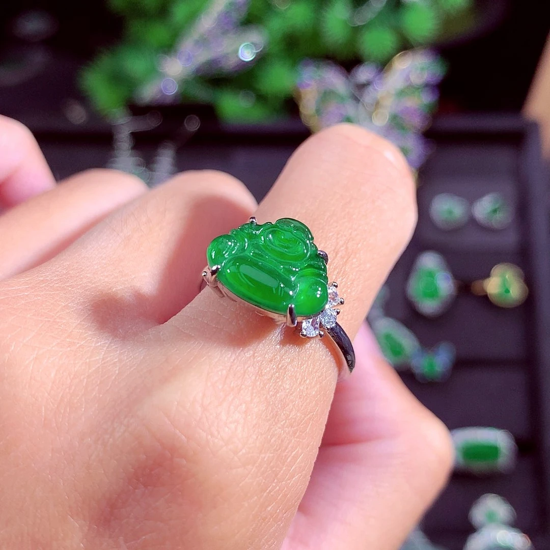 颈饰未镶嵌翡翠天然