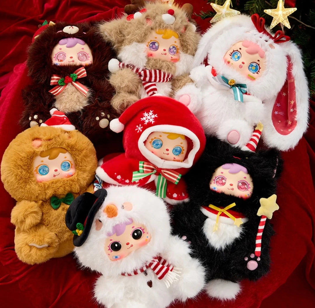 【拆盒】子涵家三小毛奇迹圣诞夜毛绒盲盒