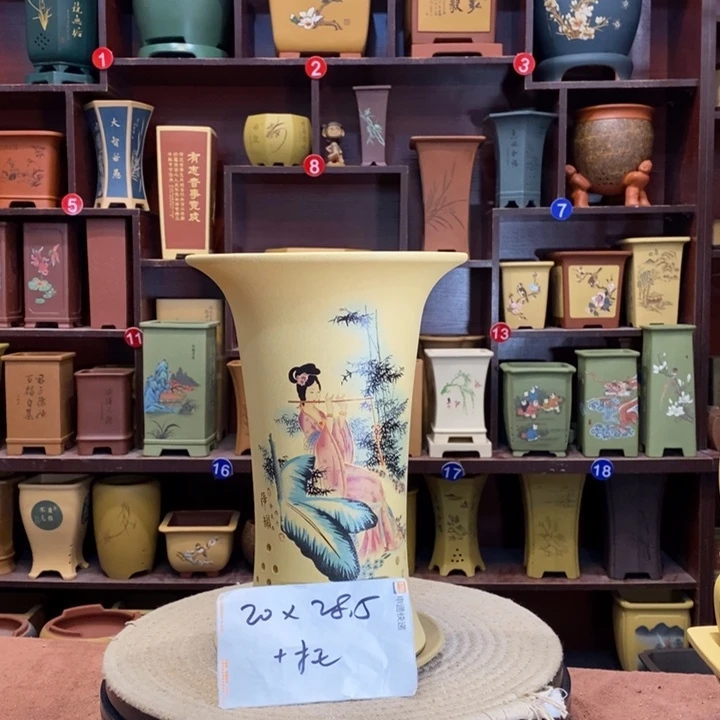 紫砂花盆紫砂花盆