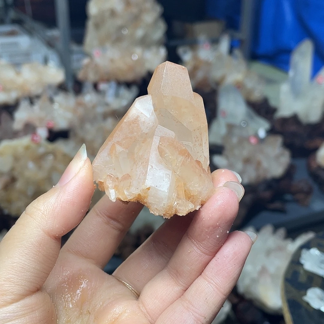 程***心银S925镶嵌水晶珠宝半成品