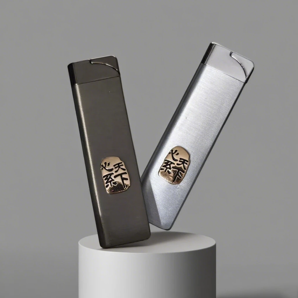 原创心系天下手工定制防风绿焰打火机高级轻奢个性耐用送男友礼物