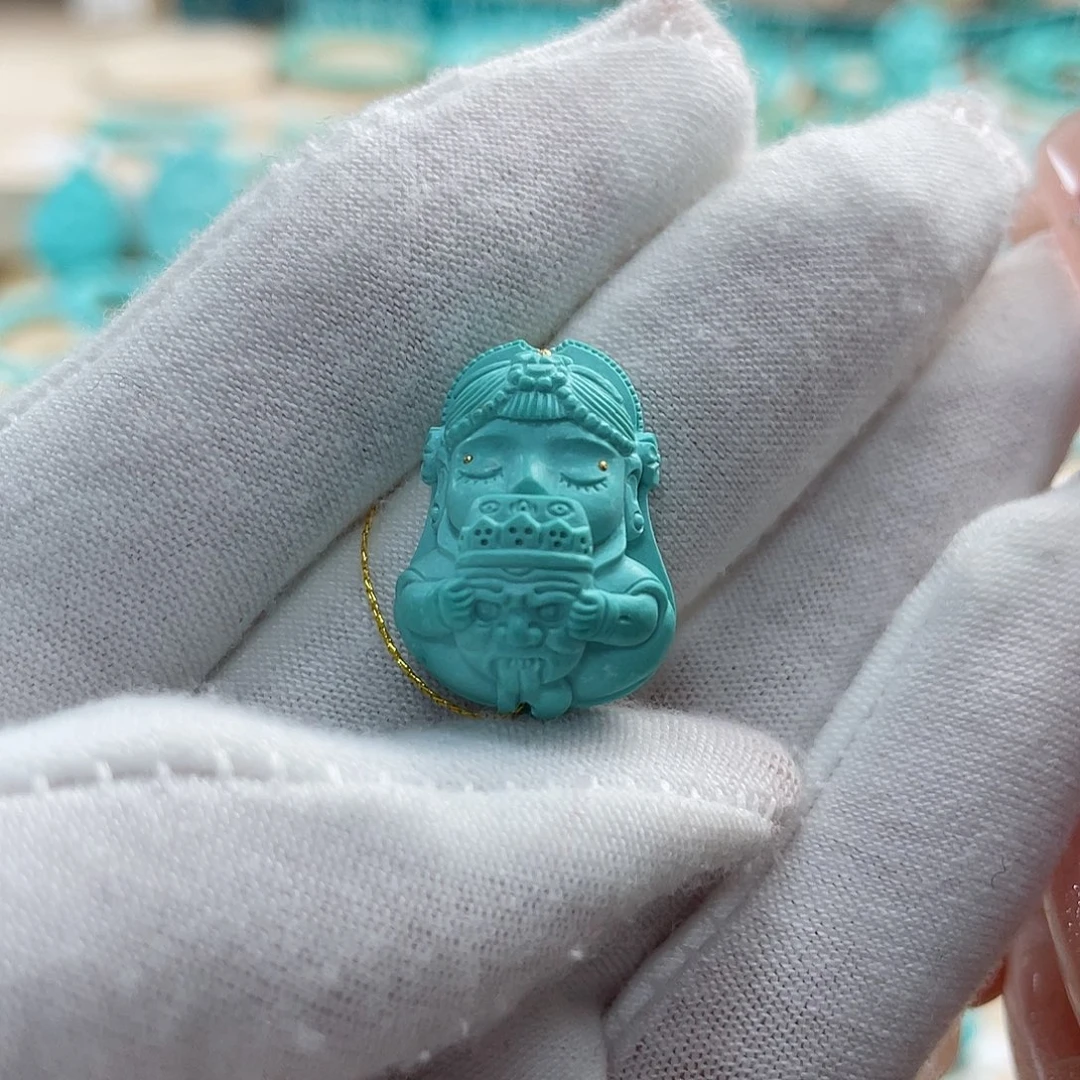 绿松石珠宝奇石未镶嵌